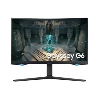 Smart monitor gaming curvo samsung odyssey g6 s27bg650eu 27"/ qhd/ 1ms/ 240hz/ va/ multimedia/ regulable en altura/ smart tv/