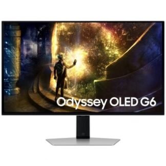Smart monitor gaming samsung oled odyssey g6 s27dg610su 27"/ qhd/ 0.03ms/ 240hz/ va/ regulable en altura/ smart tv/ plata