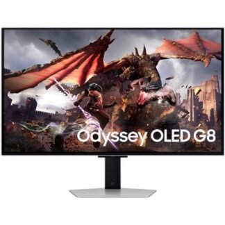 Monitor Gaming Samsung Odyssey OLED G8 S32DG802SU 32"/ 4K/ 0.03ms/ 240Hz/ OLED/ Multimedia/ Regulable en altura/ Gris