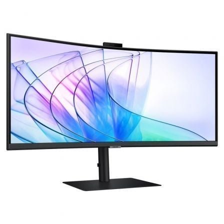 Monitor profesional ultraparonámico curvo samsung viewfinity s6 s34c652vau 34"/ uwqhd/ webcam/ multimedia/ regulable en altura/ - Imagen 2