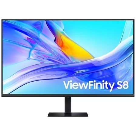 Monitor profesional samsung viewfinity s8 s80ud s37d802uau 37"/ 4k/ regulable en altura/ negro
