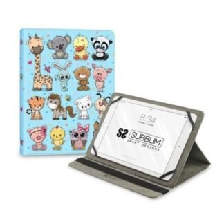 Funda subblim trendy case animals para tablets de 11"