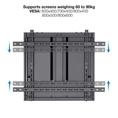 Soporte de Pared TooQ LPHA7090 para Pantallas Interactivas de 70-90"/ hasta 55kg - Imagen 2