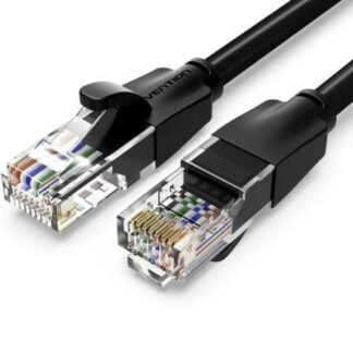 Cable de red rj45 utp vention ibebs cat.6/ 25m/ negro