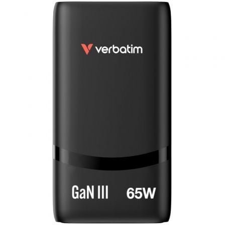 Cargador de Pared GaN Verbatim Fold 'n' Go/ 2xUSB Tipo-C/ 65W - Imagen 4