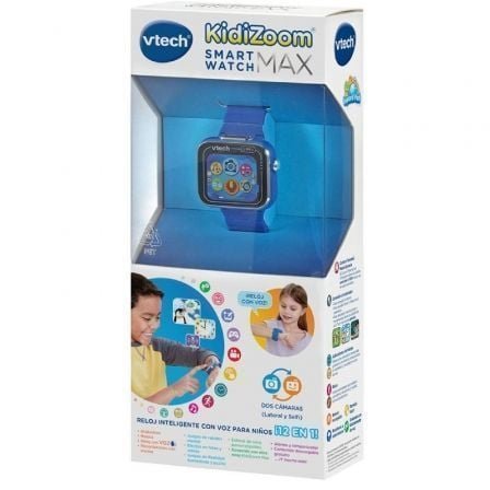 Smartwatch VTech Kidizoom Smartwatch Max/ Notificaciones/ Azul - Imagen 4