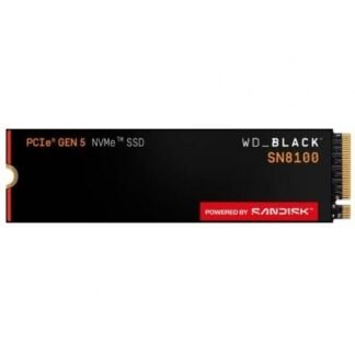 Disco ssd sandisk wd black sn8100 1tb/ m.2 2280 pcie gen5/ full capacity