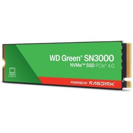 Disco ssd sandisk wd green sn3000 2tb/ m.2 2280 pcie gen4/ full capacity - Imagen 2