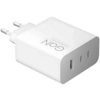 Cargador de Pared GaN Xiaomi 90W HyperCharge Power Adapter 2xUSB Tipo-C/ 1xUSB/ 90W