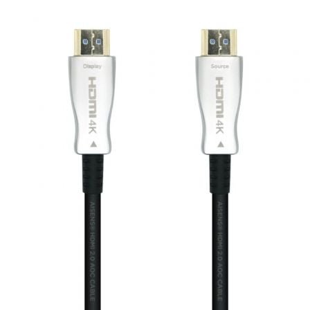 Cable HDMI 2.0 AOC 4K Aisens A148-0377/ HDMI Macho - HDMI Macho/ 15m/ Negro - Imagen 2