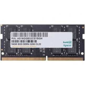 Memoria RAM Apacer AS16GGB32CSYBGH 16GB/ DDR4/ 3200MHz/ 1.2V/ CL22/ SODIMM