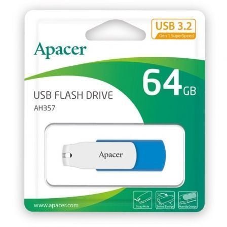 Pendrive 64GB Apacer AH357 USB 3.2 - Imagen 3