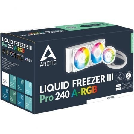 Sistema de Refrigeración Líquida Arctic Liquid Freezer III Pro 240 A-RGB/ Blanco - Imagen 5