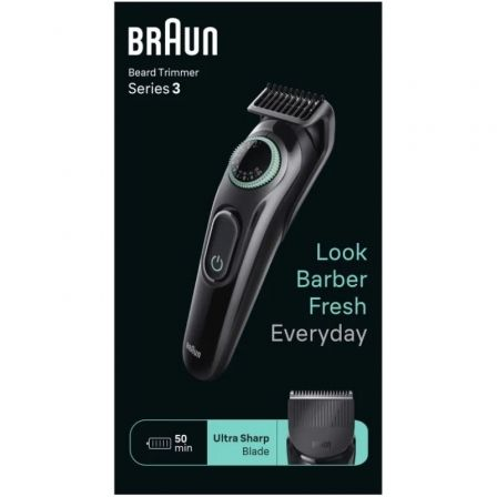 Afeitadora Braun BeardTrimmer Series 3 BT3411/ con Batería/ 2 Accesorios - Imagen 4