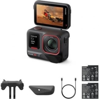 Cámara Digital Deportiva Insta360 Ace Pro 2 Pack de 2 Baterías/ 8K/ Ángulo de visión 180º/ Negra