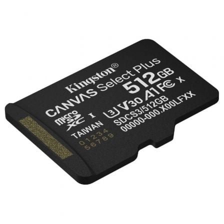 Tarjeta de Memoria Kingston CANVAS Select Plus 512GB microSD XC/ Clase 10/ 150MBs - Imagen 2
