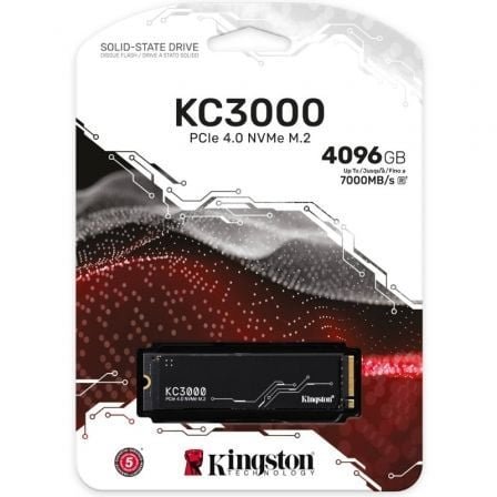 Disco SSD Kingston KC3000 4TB/ M.2 2280 PCIe Gen4/ con Difusor de Calor/ Full Capacity - Imagen 3