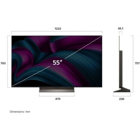 Televisor LG OLED Evo AI C5 OLED55C56LB 55"/ Ultra HD 4K/ Smart TV/ WiFi - Imagen 4