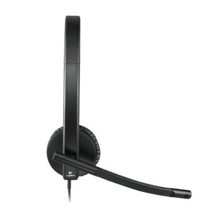 Auricular Logitech H570E/ con Micrófono/ USB/ Negro - Imagen 3
