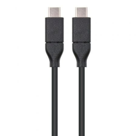 Cable USB 3.1 Nanocable 10.01.4101/ USB Tipo-C Macho - USB Tipo-C Macho/ 1m/ Negro - Imagen 2