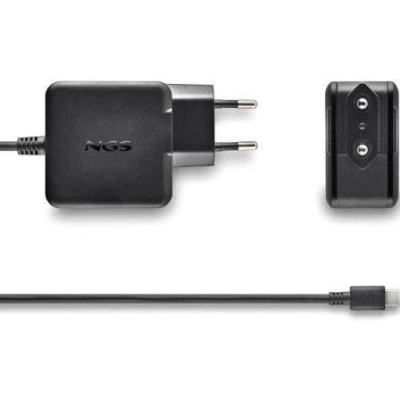 Cargador de Portátil NGS GAN 45W-C USB Tipo-C/ 45W/ Automático/ Voltaje 5-20V - Imagen 4