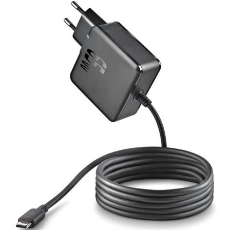 Cargador de Portátil NGS GAN 65W-C USB Tipo-C/ 65W/ Automático/ Voltaje 5-20V