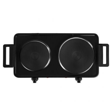 Cocina Eléctrica Orbegozo PE2855/ 2 placas 155 y 185mm/ 1000W - 1500W - Imagen 3