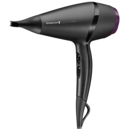 Secador Remington SuperCare Pro 2100 AC7100/ 2100W/ Iónico/ Negro y Lila - Imagen 2