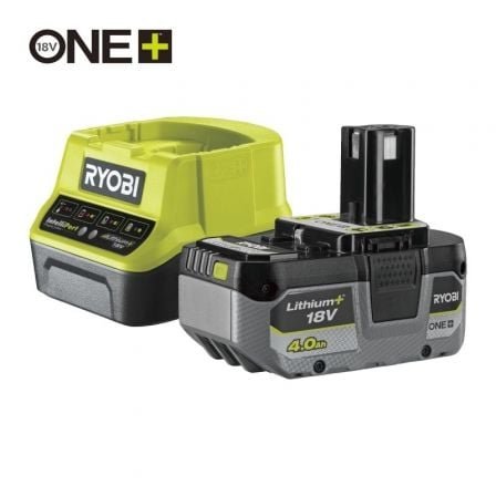 Cargador + Batería de litio Ryobi ONE+ RC18120-140X/ 18V 4,0Ah - Imagen 2