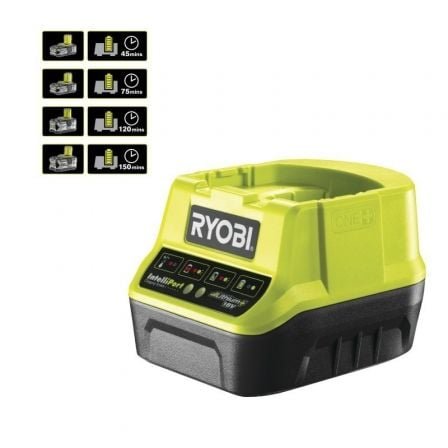 Cargador + Batería de litio Ryobi ONE+ RC18120-140X/ 18V 4,0Ah - Imagen 4