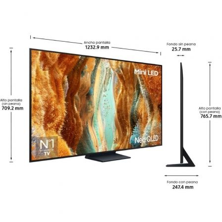 Televisor Samsung Neo QLED QN73F TQ55QN73FAT 55"/ Ultra HD 4K/ Smart TV/ WiFi - Imagen 5