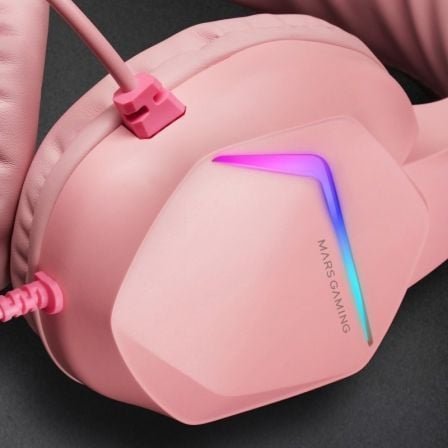 Auriculares Gaming con Micrófono Mars Gaming MH122/ Jack 3.5/ Rosas - Imagen 4