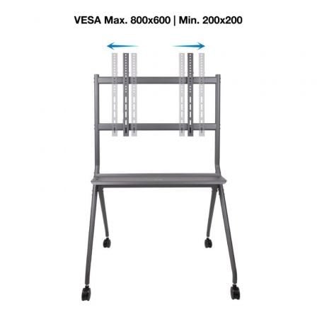 Soporte de Suelo con Ruedas TooQ FS20205M-B para TV de 50-86"/ hasta 120kg - Imagen 2