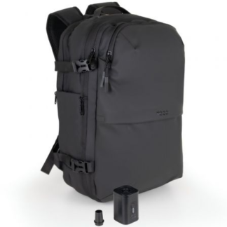 Mochila TooQ TQBP-V101-BK/ Negra/ Incluye Bomba de Aire