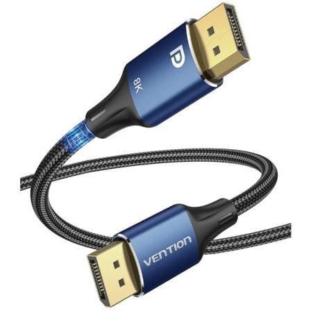 Cable DisplayPort 1.4 8K Vention HCELF/ DisplayPort Macho - DisplayPort 8K Macho/ 1m/ Azul - Imagen 2