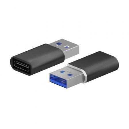 Adaptador USB 3.2 GEN2 Aisens A108-0678/ USB Tipo-C Hembra - USB Macho - Imagen 2