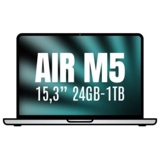 Apple Macbook Air 15,3"/ M5 10-Core CPU/ 24GB/ 1TB SSD/ 10-Core GPU/ Plata