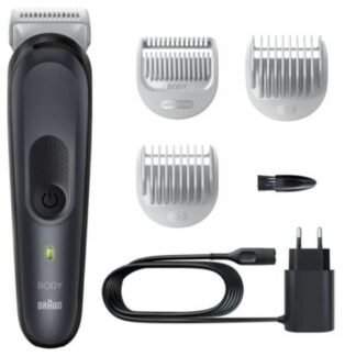 Cortapelos Braun BodyGroomer Series 3 BG3350/ con Batería/ 3 Accesorios