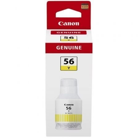 Botella de Tinta Original Canon GI-56/ Amarilla - Imagen 2