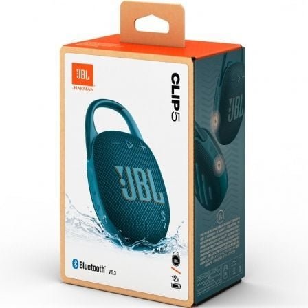 Altavoz con Bluetooth JBL Clip 5/ 7W/ 1.0/ Azul - Imagen 5