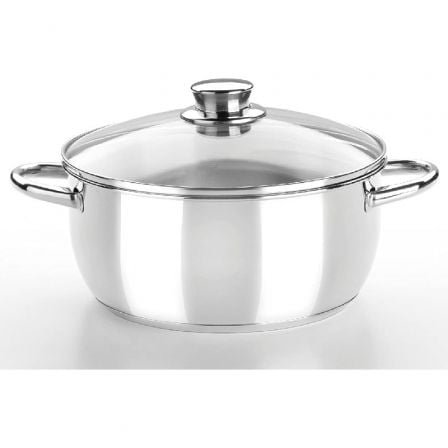 Pack Batería de Cocina Monix Optima2 M450001/ Cazo Ø16cm/ Ollas Ø20 - 24cm/ Cacerolas Ø20 - 24cm/ Acero Inoxidable/ Apta para Inducción - Imagen 2