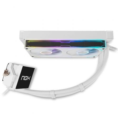 Sistema de Refrigeración Líquida Nox M-240 LCD/ Blanco - Imagen 3