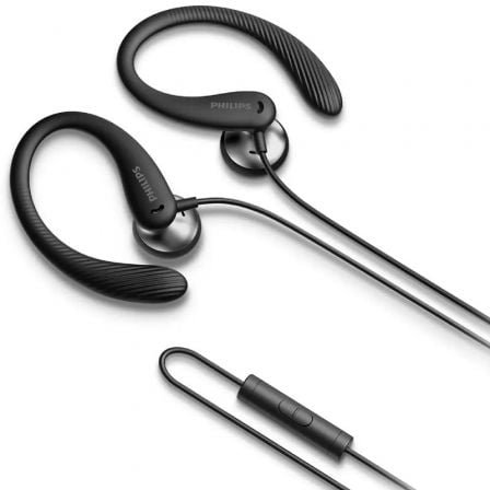 Auriculares Deportivos Philips TAA1105BK/ con Micrófono/ Jack 3.5/ Negros - Imagen 5
