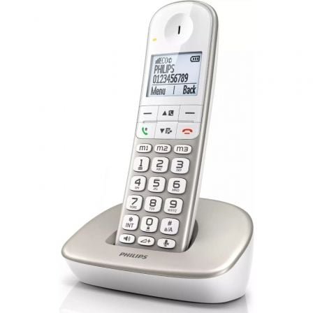 Teléfono Inalámbrico Philips XL4901S/23/ Plata y Blanco - Imagen 2