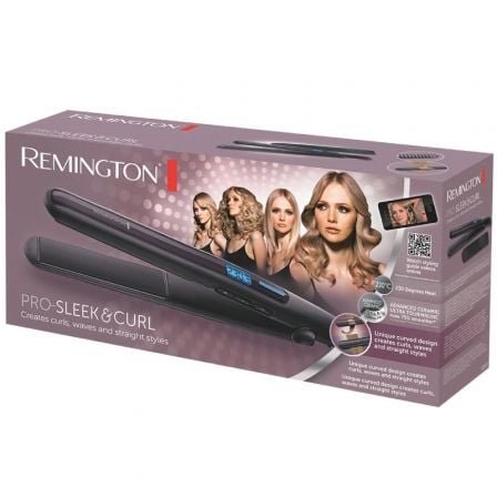 Plancha para el Pelo Remington Pro-Sleek & Curl S6505/ Negro - Imagen 2
