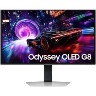 Monitor Gaming Samsung Odyssey OLED G8 G81SF S27FG812SU 27"/ 4K/ 0.03ms/ 240Hz/ QD-OLED/ Multimedia/ Regulable en altura/ Plata