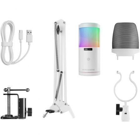 Micrófono Mars Gaming MMIC-SC / USB 2.0/ Blanco - Imagen 5