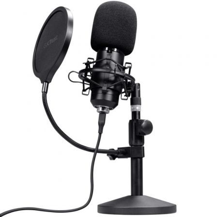 Micrófono Gaming Trust Gaming GXT 269 Emita II 25769/ USB/ Negro - Imagen 2