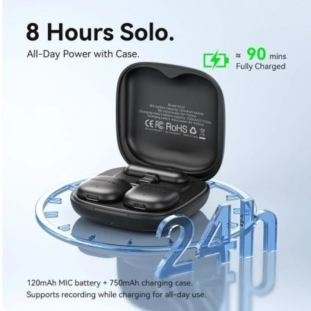 Micrófono Inalámbrico con Clip Vention Lavalier NCDB0/ USB Tipo-C/ Lightning/ Incluye Receptor/ 2 unidades - Imagen 4