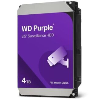 Disco Duro Western Digital WD Purple Surveillance 4TB/ 3.5"/ SATA III/ 128MB